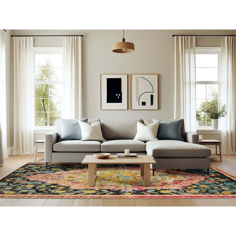 Tapis abstrait moderne 5421, Rectangle 6 pi x 9 pi