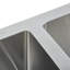 Belfry Kitchen Mariel 440mm W Double Bowl Steel Kitchen Sink-482985603