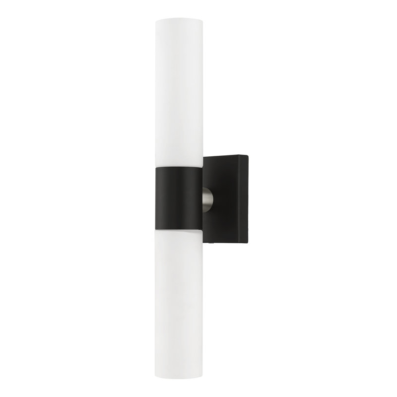 Cailum 2 - Light Dimmable Vanity Light, Black/Brushed Nickel