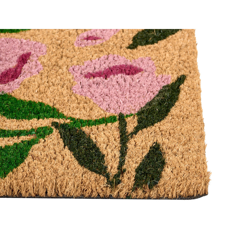 Non-Slip Floral Indoor / Outdoor Doormat