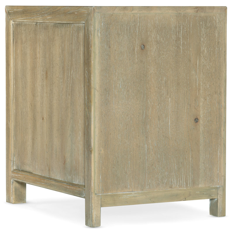 Surfrider End Table with Storage, Natural