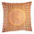 Flush Orange/Gold/Navy Blue Damask