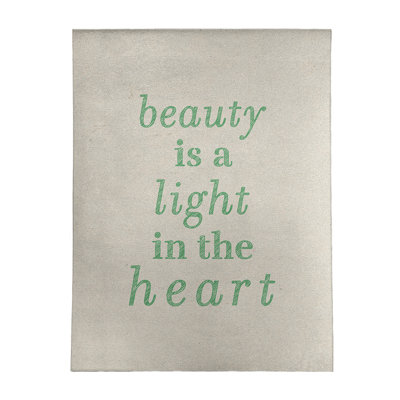 Quotes Chenille Indoor Rug