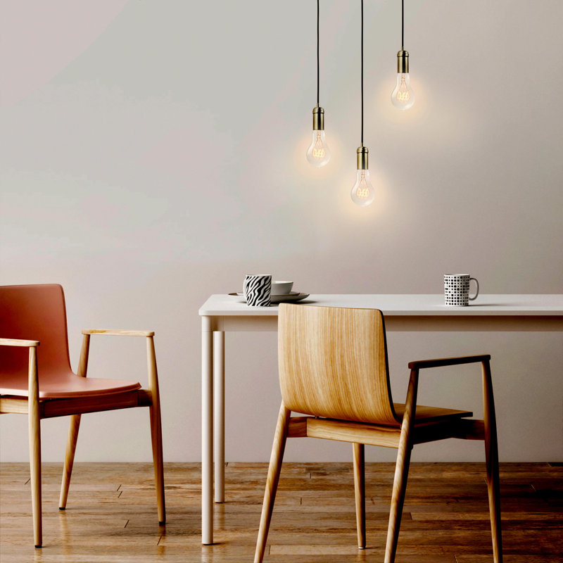 60 watts, a19 incandescente, ampoule à intensité variable, blanc chaud (2200k) e26/moyen (standard) base