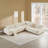Laima 5-Piece Oversized Modular Corner Sectional Sofa-573490690