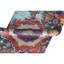 High-Quality Hand-Knotted Navy And Red Area Rug