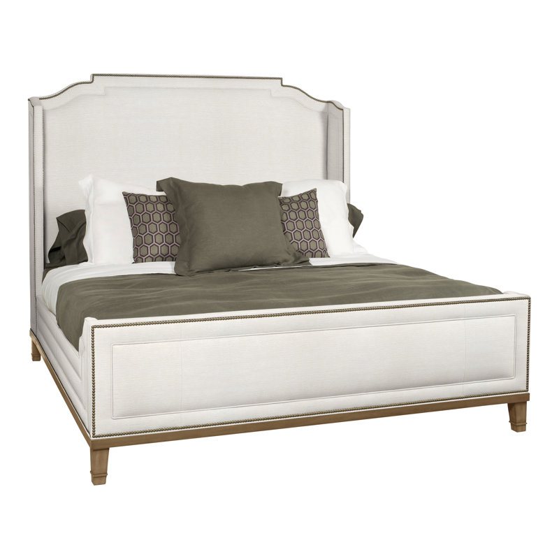 Michael Weiss Pennington King Bed, Nadia Parchment, Hampton, Yes