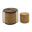 Table polyvalente jaune foncé avec rangement-1020674074