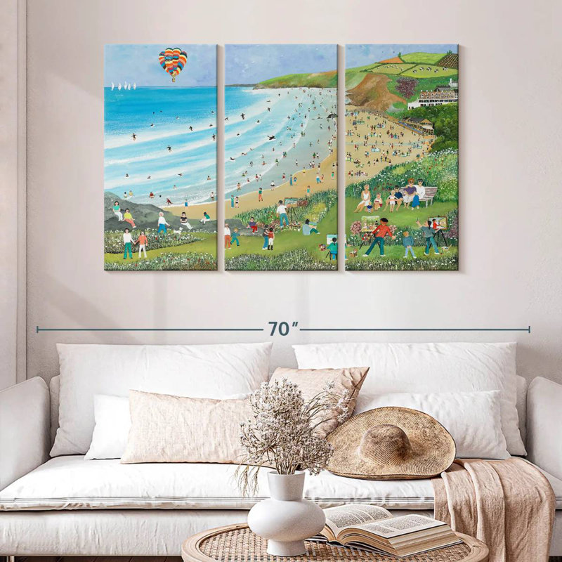 Gillard Watergate Bay Cornwall, H 32 po x l 50 po