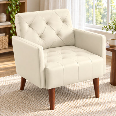 Fauteuil capitonné l 29,1 po Couey
