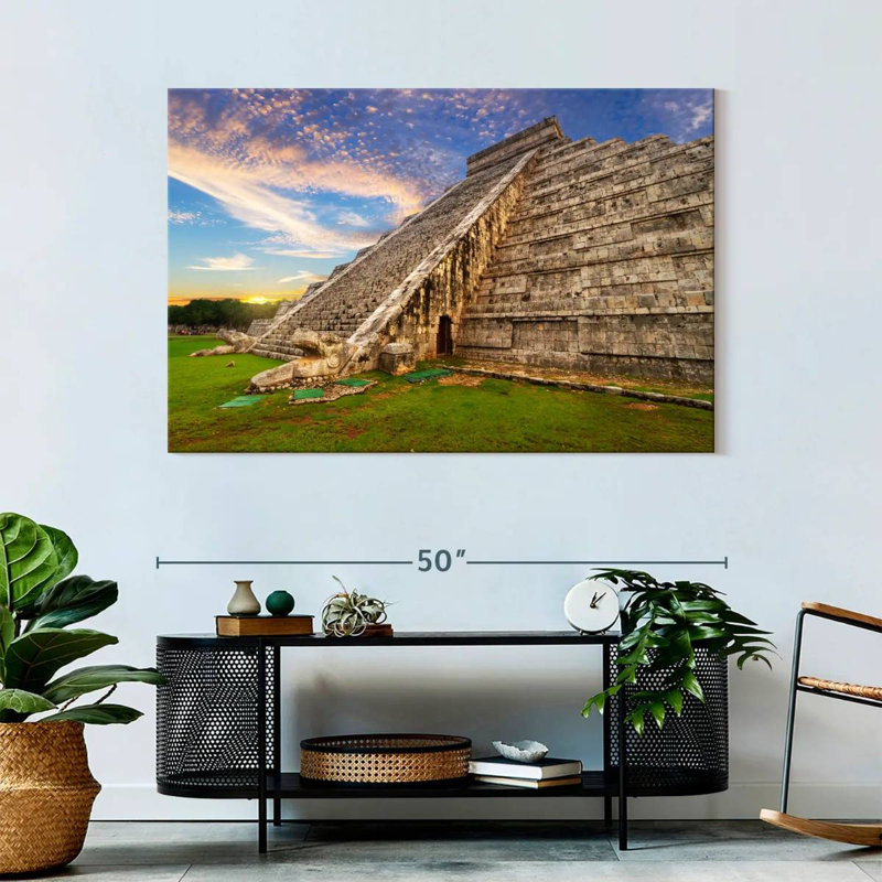 Adella Kukulcan Step Pyramid, 32" H x 48" W