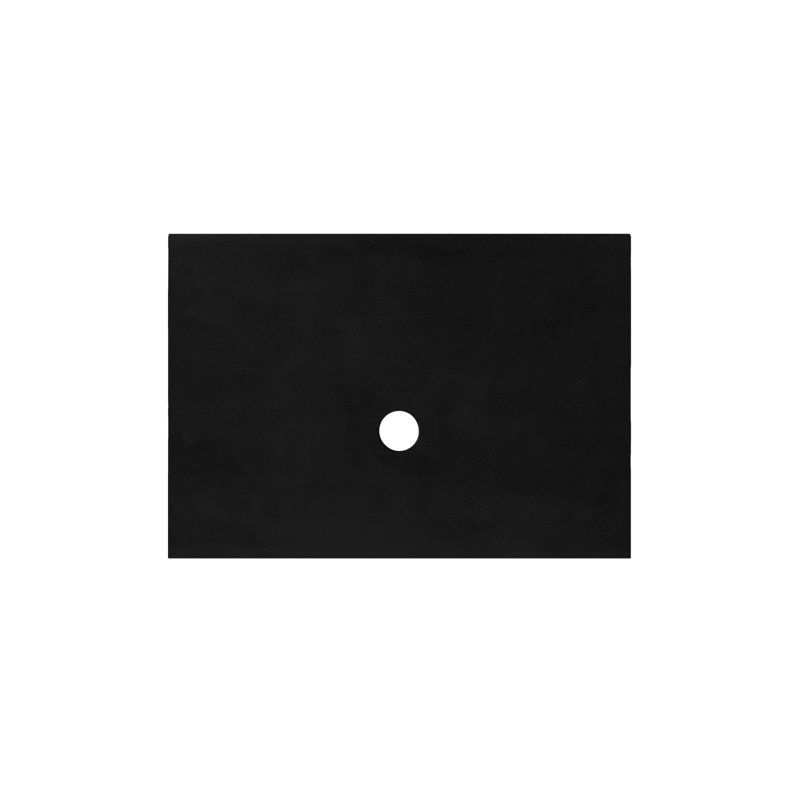 Plateau de meuble-lavabo simple 30,5 po, Aucun trou, Gris anthracite