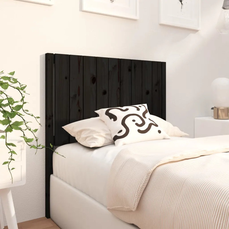 Burley Solid Wood Headboard, Black, Super King (6')