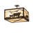 Ungar Glass Semi Flush Mount
