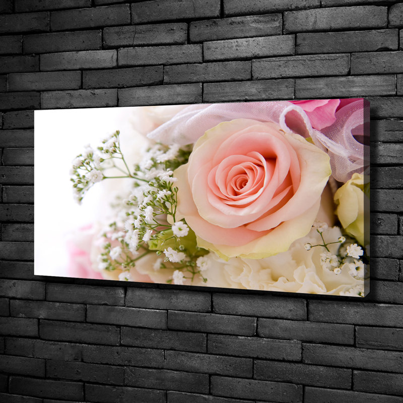 Bouquet Of Flowers - Wrapped Canvas Print