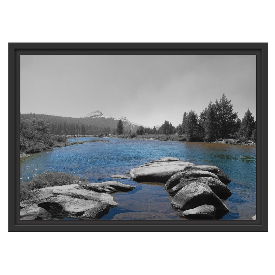 Gerahmtes Wandbild Tuolumne River Yosemite