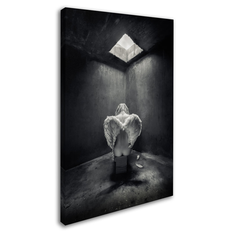Art mural sur toile tendue - "Bust" Petar Lupic pour décoration de salon, de chambre à coucher ou de bureau - 12 x 19