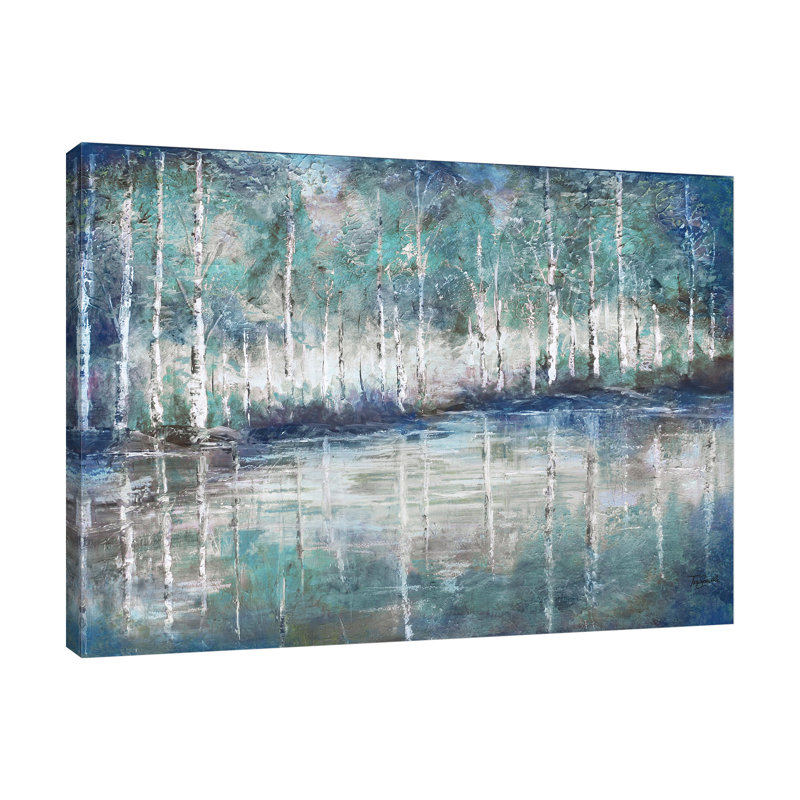 Aspen Pond by Tre Sorelle Studios - Wrapped Canvas Print, 30.48cm H x 40.64cm W