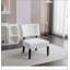 Fauteuil d'appoint capitonné avec sièges surdimensionnés