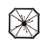 Citadel 10 - Light Dimmable Lantern Geometric Chandelier