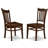 5 Piece Modern Dining Table Set Includes a Rectangle Wooden Table and 4 Dining Room Chairs, Mahogany
