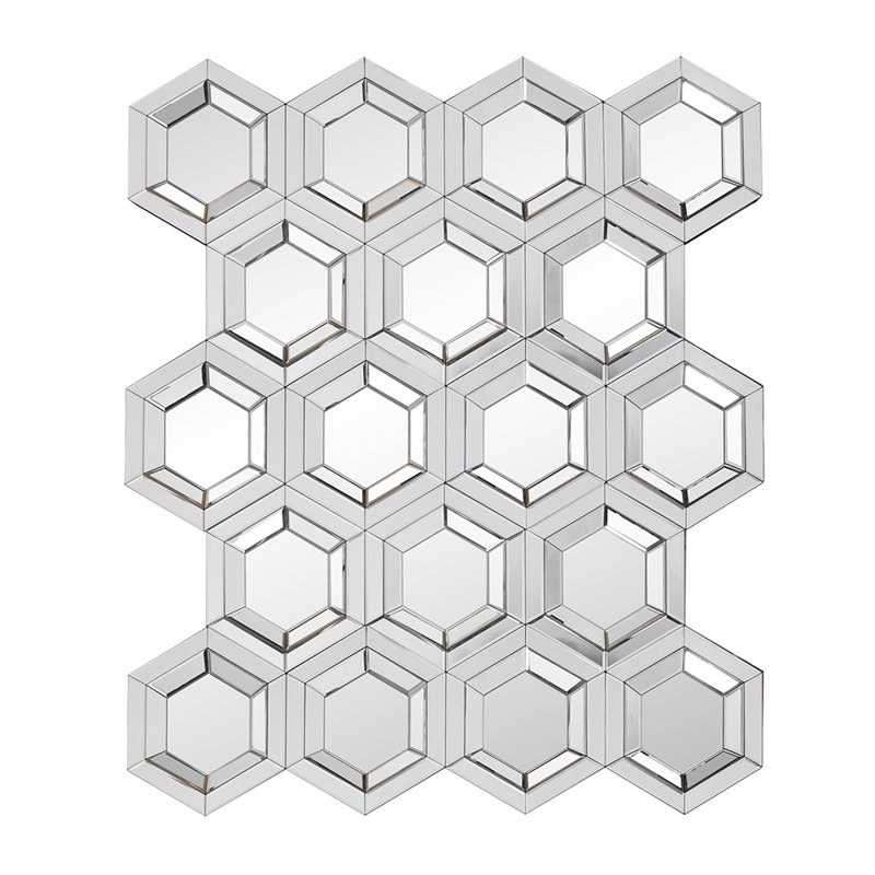 Lewisville Flat Beveled Wall Mirror