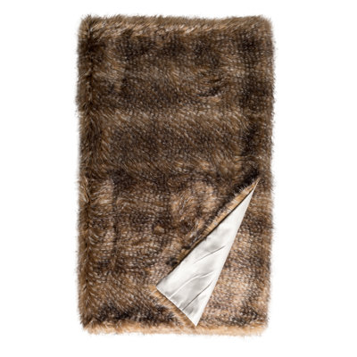 Faux Fur Throw Blanket