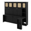 Lit escamotable avec bureau et armoires, lit escamotable peu encombrant pour bureau à domicile-747984701