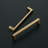 10 Pack Solid 5 Inch Square Cabinet Handles - Champagne Bronze Pulls For Drawers And Kitchen Cabinets - Hardware