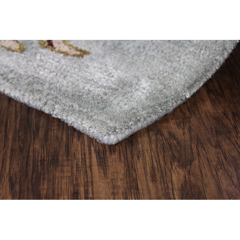 Mitcheldean Wool Floral Indoor Rug, Rectangle 2' x 3'