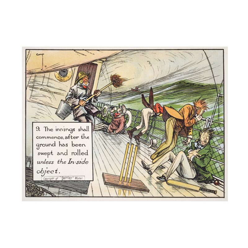Art Charles Crombie Cricket, H 14 po x l 19 po