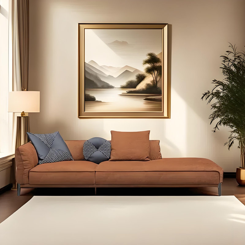 Chaise longue de loisirs moderne et simple, Orienté à gauche (vu de face)
