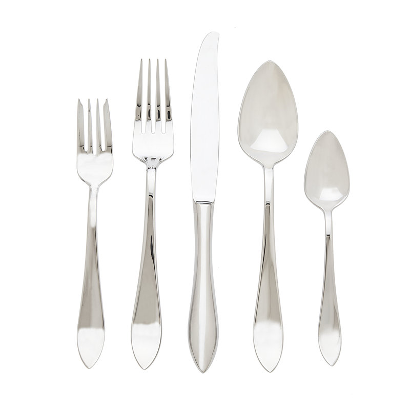 Ricci Argentieri Ricci Argentieri Contorno Stainless Steel Flatware Set - Service for 4
