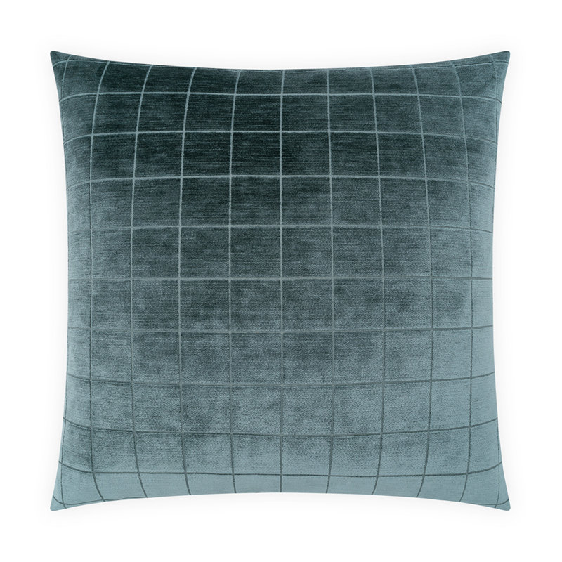 Camden Check Throw Pillow, Square 22"