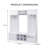 79.1-inch-wide Entryway Tree-shaped Shoe Cabinet With 8 Storage Compartments, 7 Coat Hooks, And An Adjustable-shelf Entryway Bench, Suitable For Hallways And Living Rooms.-1704404426