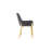     Pangea Home Hudson Tufted Upholstered Arm Chair - Dining Chairs Set of 2 – Modern Upholstered Accent Chairs for Kitchen, Dining Room, Living, or Breakfast - Gray Velvet with Gold Legs-33064610-33064611