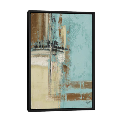 « Oxido on Teal II » par Patricia Pinto, reproduction d’art