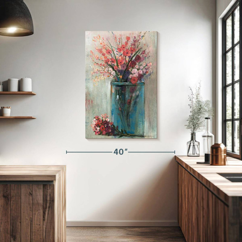 Harnek Blue Jar I, 39" H x 26" W