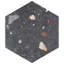Sonar Hex 9" x 10" Porcelain Stone Look Wall & Floor Tile-406847442