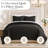 Solid Color 3-Piece Quilt Set with Cotton Blend Shell & 100% Cotton Fill – Lightweight, Soft, All Season Bedding-83965861-83965857