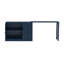 Buffet rectangulaire moderne avec rangement 89,7 po Modern-1398674049