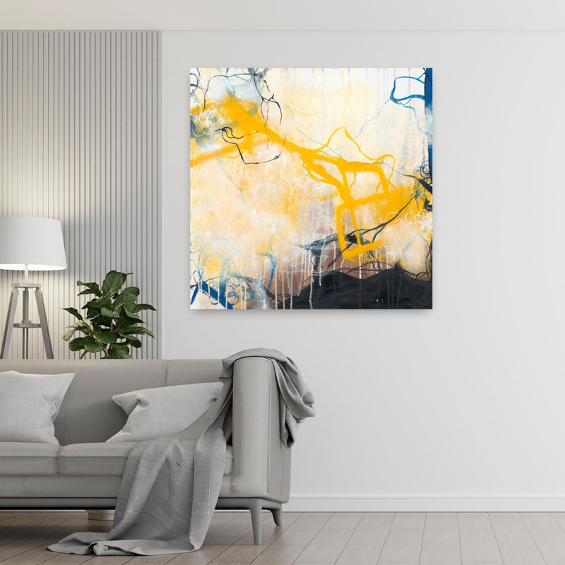 Storms Contemporary Abstract Art, 48" H x 48" W