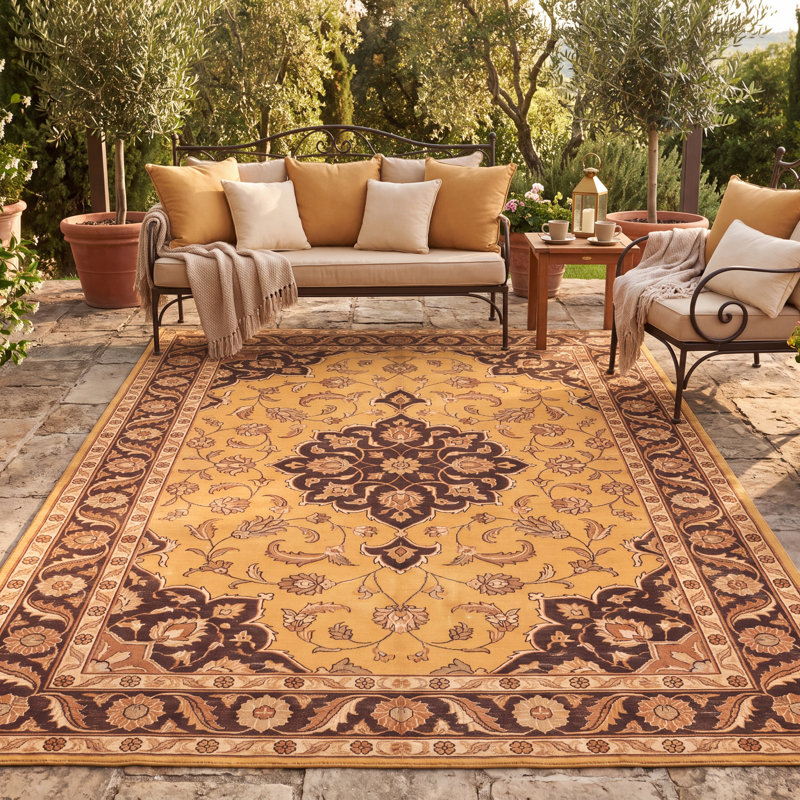 Tapis Moor2 traditionnel persan audacieux orange, vert et crème, lavable en machine, antidérapant, à poils courts, pour intérieur et extérieur, adapté aux animaux domestiques, idéal pour le salon, la chambre, la salle à manger, l'entrée, le corridor ou le bureau.