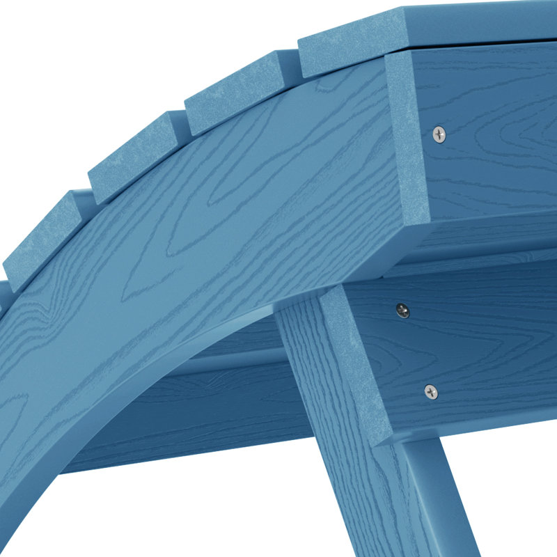 Repose-pieds Adirondack, Bleu