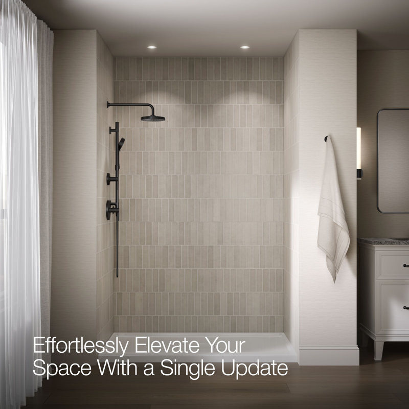 Awaken Tub & Shower Faucet, Matte Black