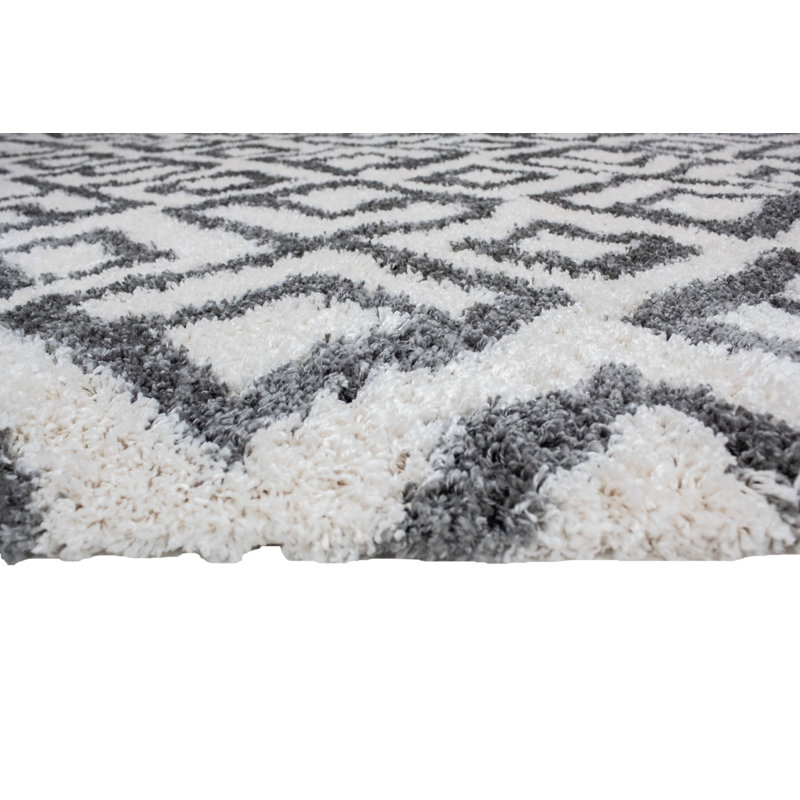 Asay Geometric Indoor Rug, Rectangle 5' x 8'