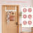 Heavy Duty Over The Door Hooks With 6 Hangers, No Drill Door Mounted Coat Rack For Clothes Towels Hats, Multi-Purpose Organizer For Bathroom Bedroom Closet Laundry Room