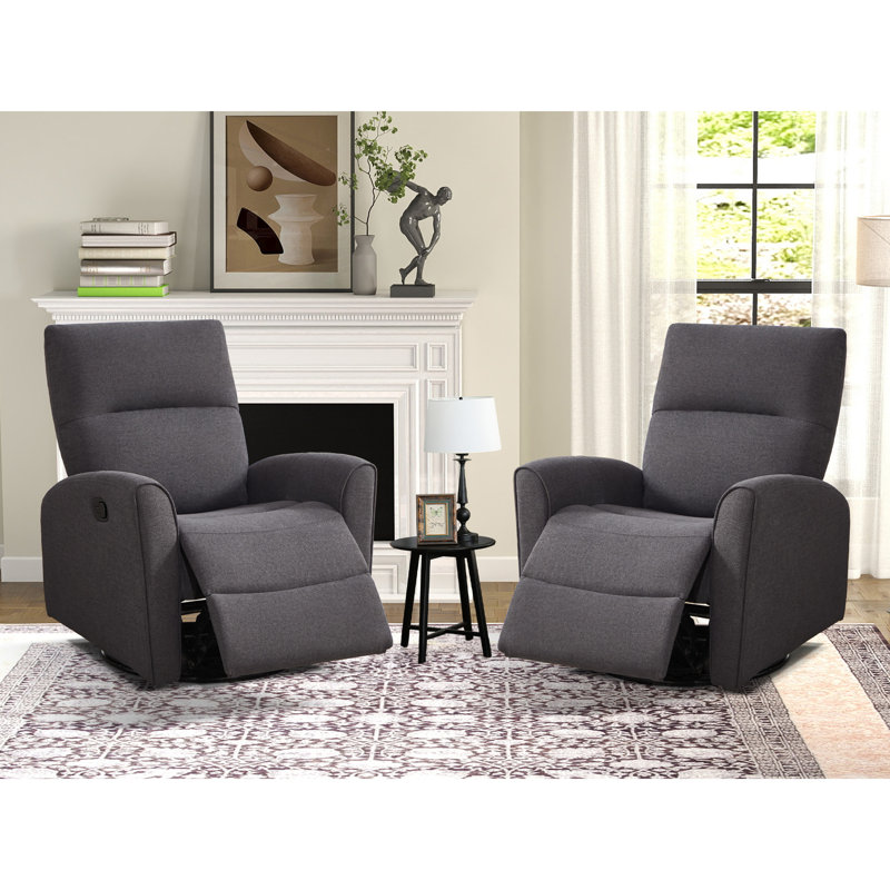 Fauteuil inclinable manuel pivotant 32,3 po