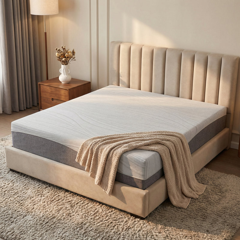 Super King Mattress, Breathable Foam And Pocket Sprung Hybrid Mattress, 180x200x30cm 5-zone Zonal Support For Side Sleepers, Pressure-relief For Shoulders And Hips, Luxury Medium Soft Bed In A Box