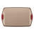 Rachael Ray Cucina Nonstick Bakeware Baking Pans Set, 10 Piece, Latte Brown and Cranberry Red